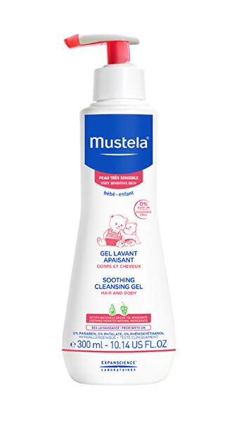 Gel de duș liniștitor pentru pielea foarte sensibilă a copiilor (Soothing Cleansing Gel) 300 ml
