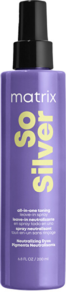 Öblítést nem igénylő semlegesítő spray So Silver (All-in-One Toning Leave-In Spray) 200 ml