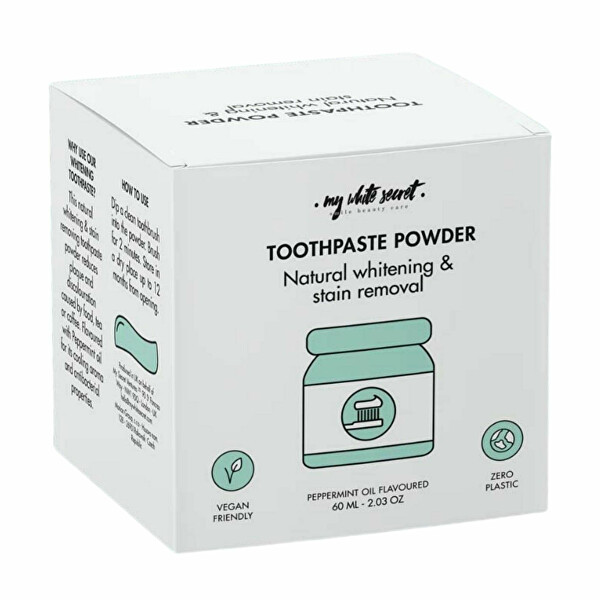 Bělicí zubní pasta v prášku (Toothpaste Powder) 60 ml