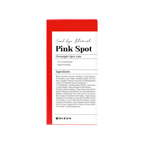 Noční sérum s pudrem proti akné Pink Spot Good Bye Blemish (Overnight Spot Care) 19 ml