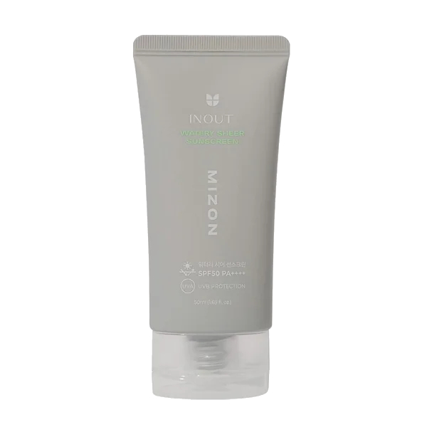 Hydratační opalovací krém na obličej SPF 50 PA++++ Inout (Watery Sheer Sunscreen) 50 ml
