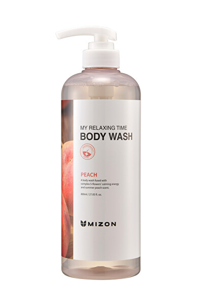Tusfürdő Peach My Relaxing Time (Body Wash) 800 ml