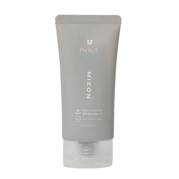 Zklidňující opalovací krém na obličej SPF 50+ PA++++ Inout (Daily Soothing Sunscreen) 50 ml