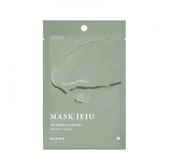 Zklidňující plátýnková maska Heartleaf (Jeju Mask) 23 g