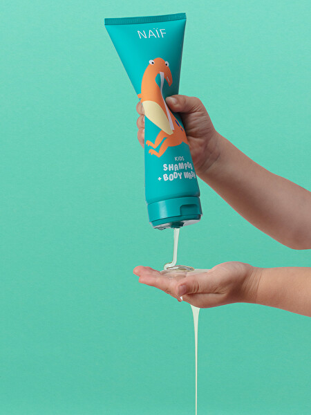 Dětský mycí gel a šampon s vůní limetky a černého rybízu (Shampoo & Body Wash) 250 ml