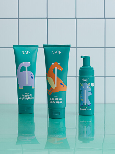 Dětský šampon a kondicionér s vůní limetky a černého rybízu (Shampoo + Conditioner) 250 ml