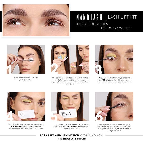 Sada na lifting řas Lash Lift Kit