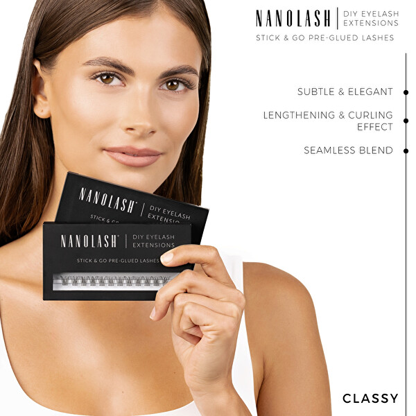Samolepící trsové řasy Stick & Go Pre-Glued Lashes 36 ks