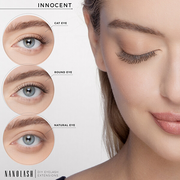 Umělé trsové řasy Innocent DIY Eyelash Extensions 36 ks