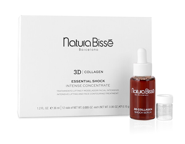 Ser intensiv pentru față 3D Collagen Essential Shock (Intense Concentrate) 12 x 0,15 g + 36 ml