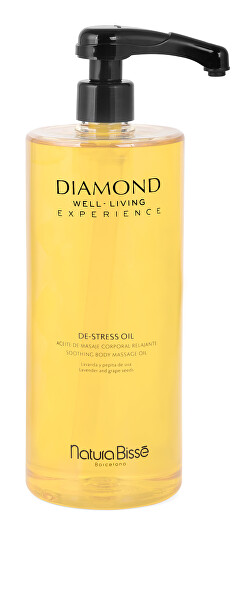 Zklidňující suchý tělový olej Diamond Well-Living De-Stress Oil (Soothing Body Massage Oil) 1000 ml