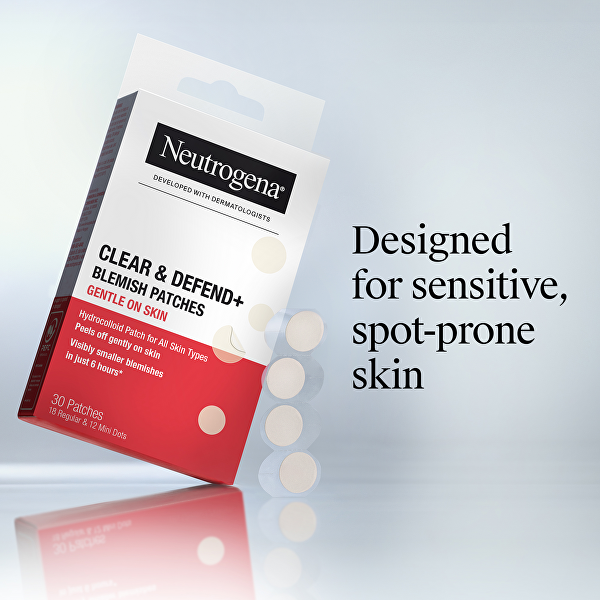 Náplasti na nedokonalosti Sensitive Clear & Defend+ 30 ks