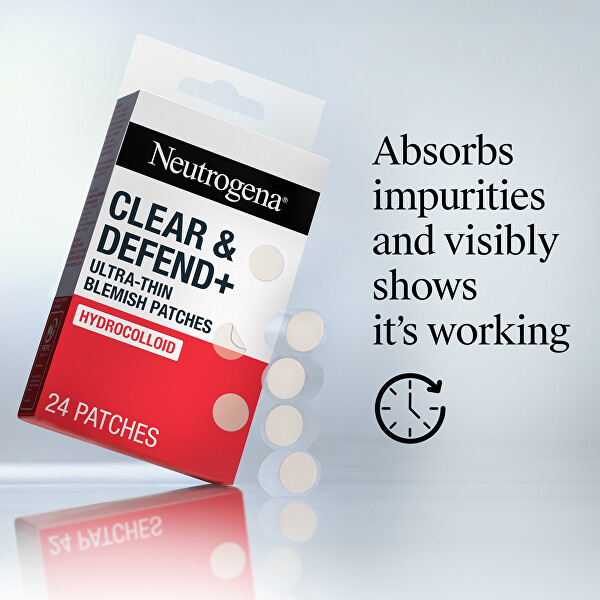 Ultratenké náplasti na nedokonalosti pleti Clear & Defend+ (Blemish Patches) 24 ks