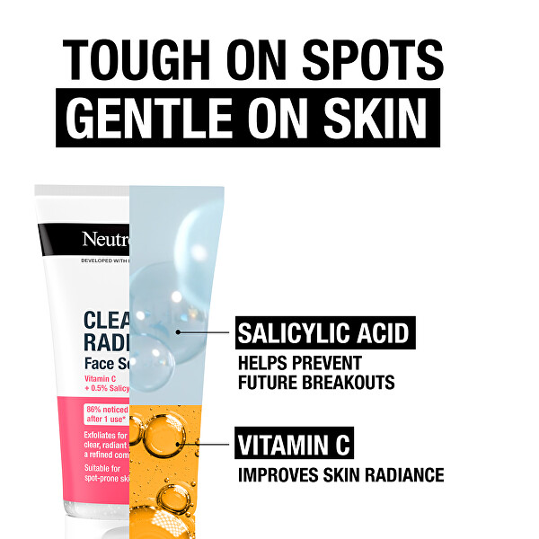 Pleťový peeling Clear & Radiant (Face Scrub) 150 ml