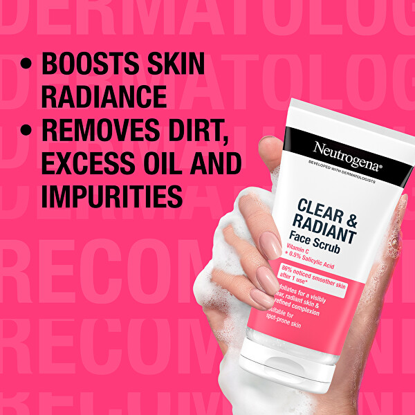 Pleťový peeling Clear & Radiant (Face Scrub) 150 ml