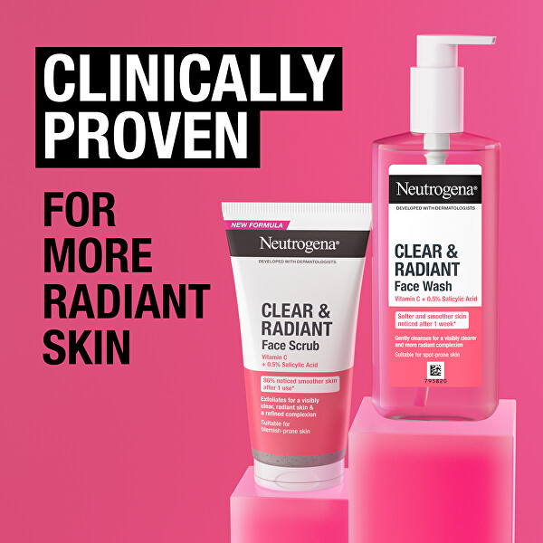 Pleťový peeling Clear & Radiant (Face Scrub) 150 ml