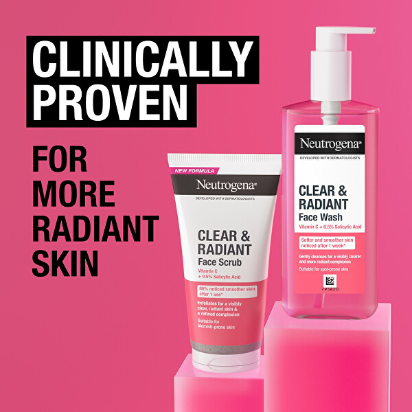 Rozjasňující čisticí gel pro problematickou pleť Clear & Radiant (Face Wash) 200 ml