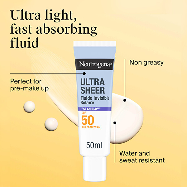 Neviditeľný fluid SPF 50 Age Shield Ultra Sheer 50 ml