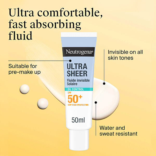 Neviditeľný fluid SPF 50+ Oil Control Ultra Sheer 50 ml