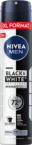 Antiperspirant ve spreji pro muže Invisible For Black & White Power 150 ml