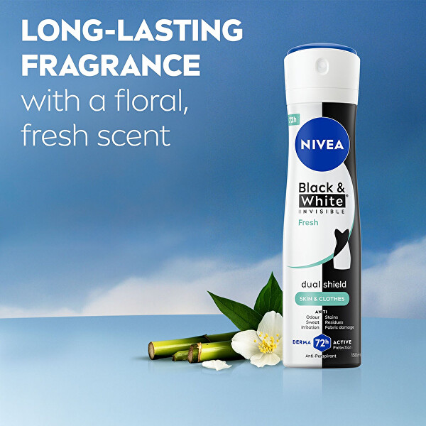 Black & White Invisible Fresh (Anti-perspirant) 200 ml izzadásgátló spray