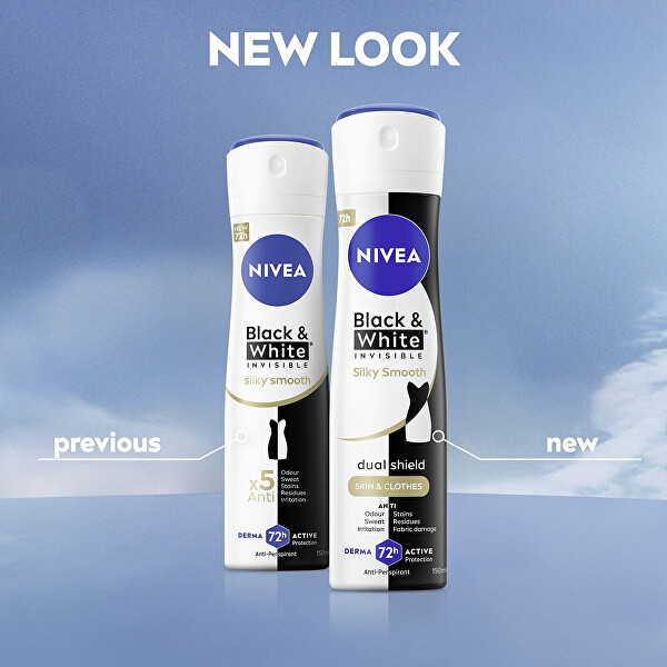 Antiperspirant v spreji Black & White Invisible Silky Smooth (Anti-perspirant) 200 ml