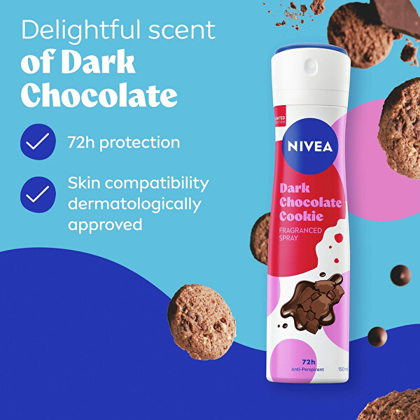 Izzadásgátló spray Dark Chocolate Cookie 150 ml