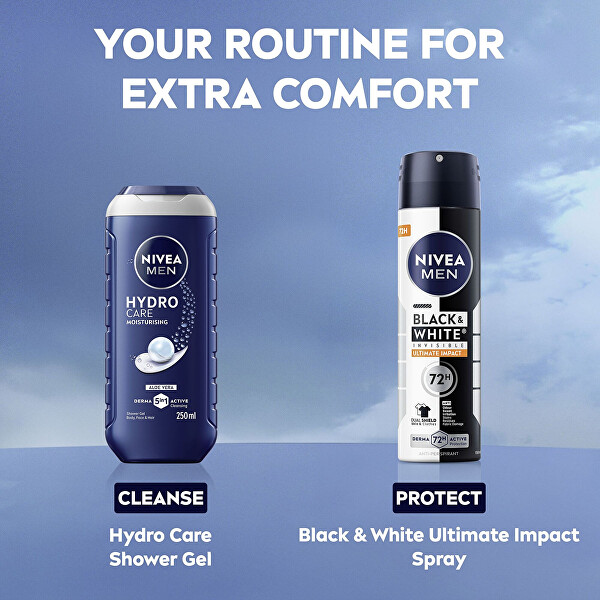 Antiperspirant ve spreji Men Invisible Black & White Ultimate Impact 150 ml