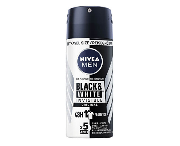 Antiperspirant ve spreji pro muže Invisible For Black & White (Antiperspirant) 100 ml