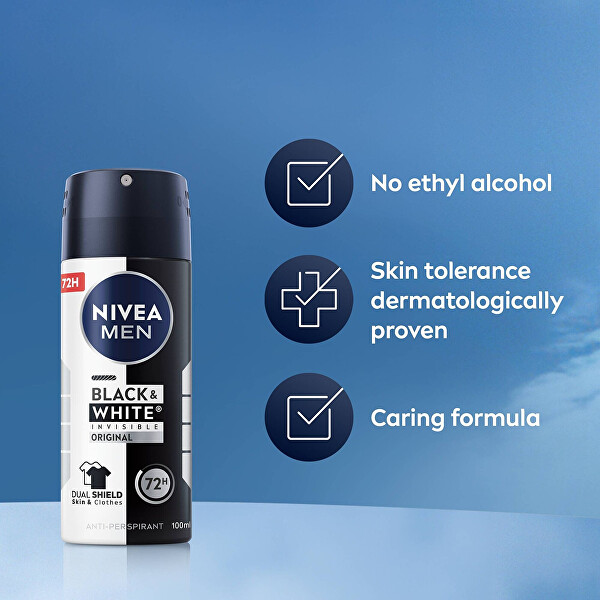 Izzadásgátló spray férfiak számára  Invisible For Black & White (Antiperspirant) 100 ml