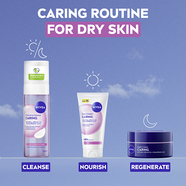 Čisticí pěna pro suchou a citlivou pleť Cleansing Mousse 150 ml