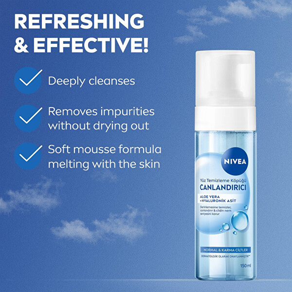Čistiaca pena pre normálnu a zmiešanú pleť Cleansing Mousse 150 ml
