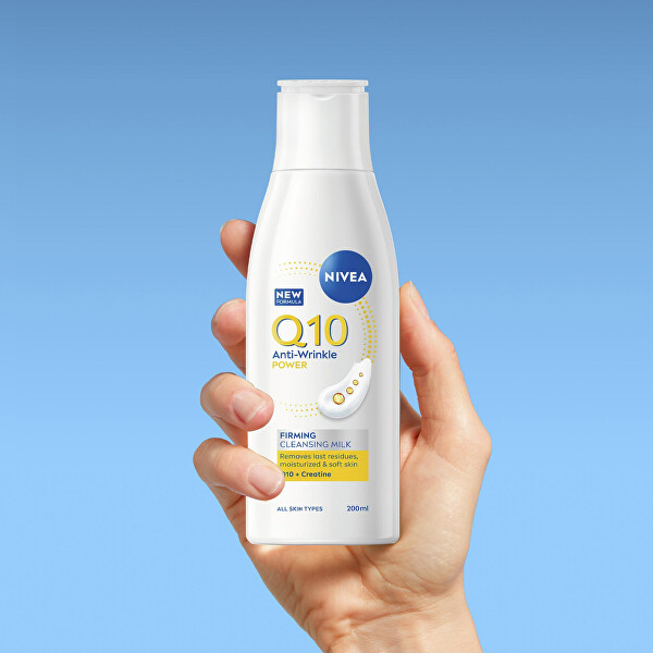 Čisticí pleťové mléko proti vráskám Q10 Plus 200 ml