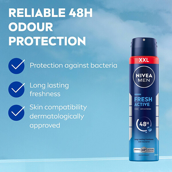 Dezodorant v spreji Men Fresh Active 250 ml