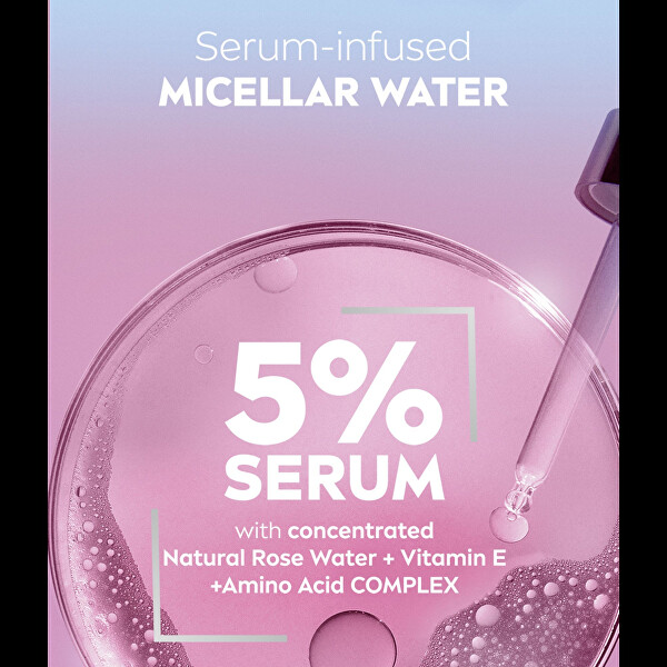 Dvoufázová micelární voda s růžovou vodou (Micellar Rose Water) 400 ml