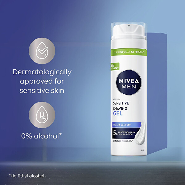 Gél na holenie Sensitive 200 ml