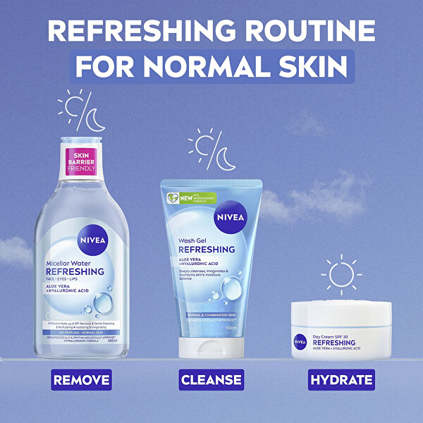 Hydratačný denný krém SPF 30 Essential (Refreshing Day Cream) 50 ml