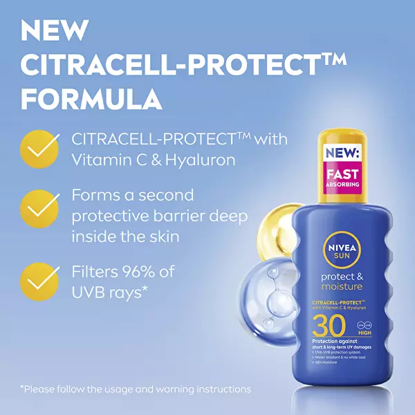 Hydratační sprej na opalování OF 30 Sun (Protect & Moisture Sun Spray) 200 ml