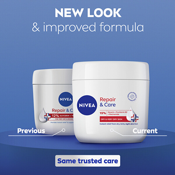 Hydratační tělový krém 15% Repair & Care 400 ml