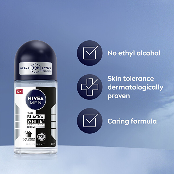 Kuličkový antiperspirant pro muže Invisible For Black & White Original 50 ml
