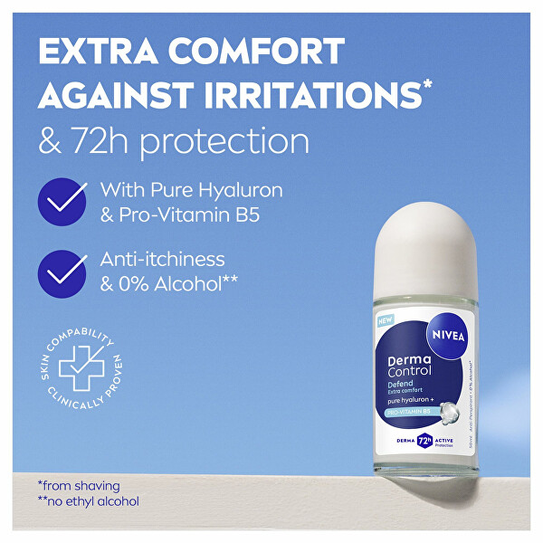 Kuličkový antiperspirant Derma Control Defend (Antiperspirant) 50 ml