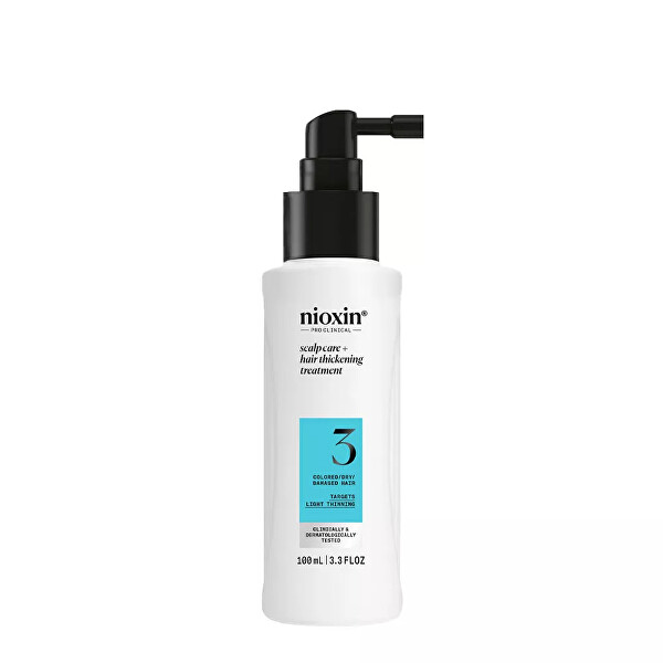 Cura per capelli fini trattati chimicamente e leggermente diradati System 3 (Scalp Treatment 3) 100 ml