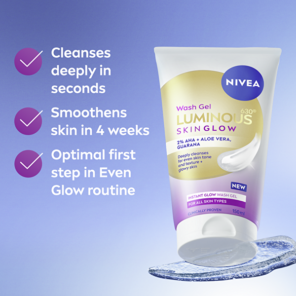 Čisticí pleťový gel Luminous Skin Glow Wash Gel 150 ml