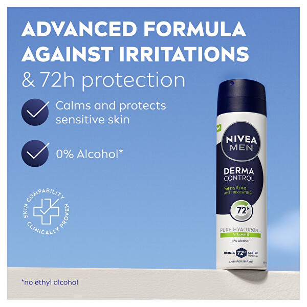 Antiperspirant ve spreji pro citlivou pokožku Men Derma Control Sensitive (Antiperspirant) 150 ml