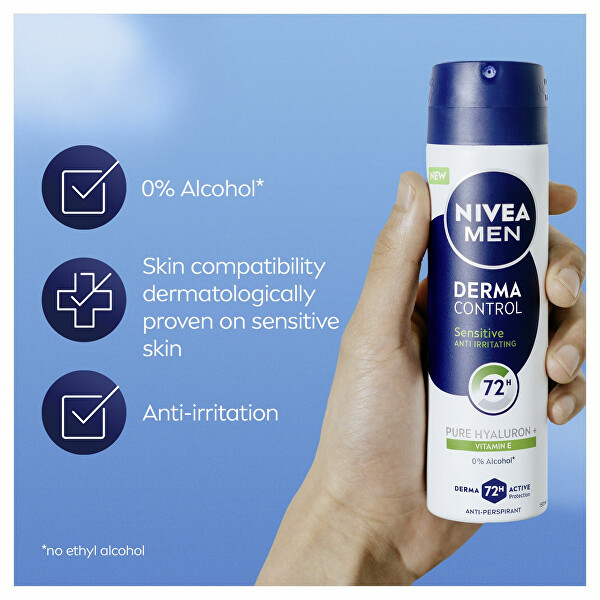 Antiperspirant ve spreji pro citlivou pokožku Men Derma Control Sensitive (Antiperspirant) 150 ml