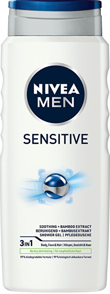 Gel de duș pentru bărbați Men Sensitiv 2 x 500 ml