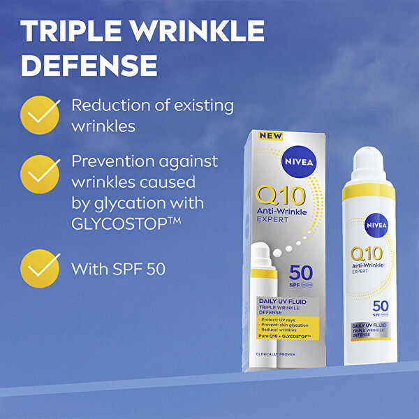 Denní pleťový fluid SPF 50 Q10 Anti-Wrinkle Expert (Daily UV Fluid) 40 ml