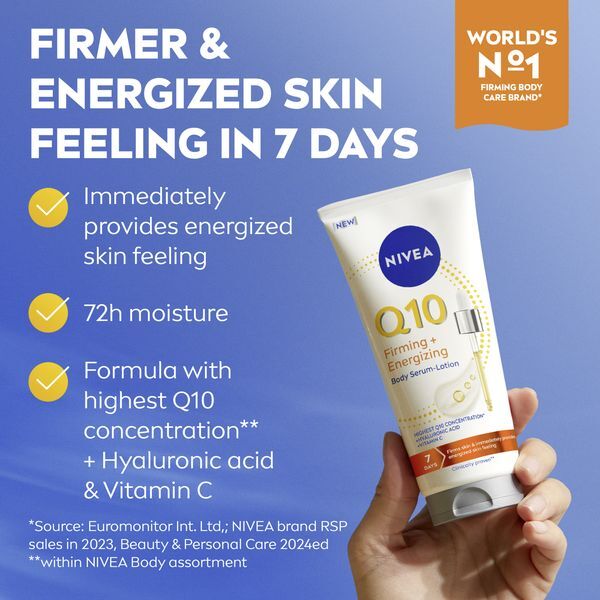 Zpevňující energizující tělové sérum Q10 (Firming and Energizing Body Serum-Lotion) 200 ml