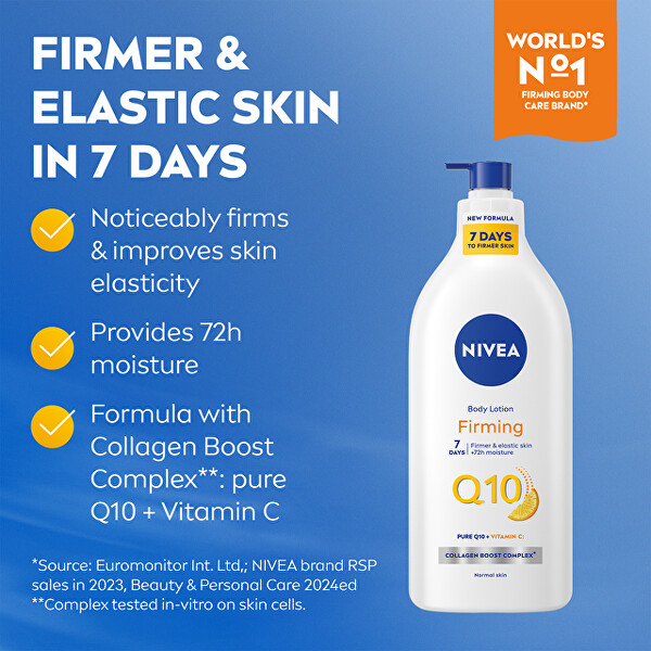 Zpevňující tělové mléko Q10 (Firming Body Lotion) 625 ml
