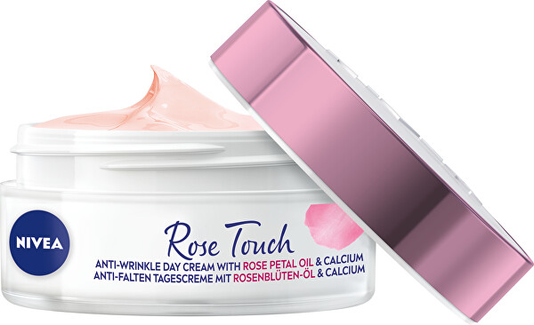 Denný krém proti vráskam s ružovým olejom a kalciom Rose Touch ( Anti-Wrinkle Day Cream) 50 ml